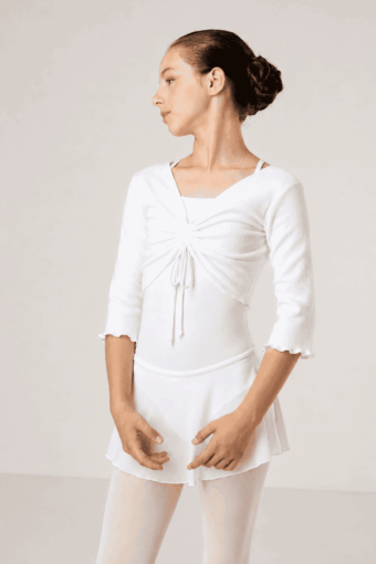 Cache cœur CC400 froncé en Coton lycra manche longue
